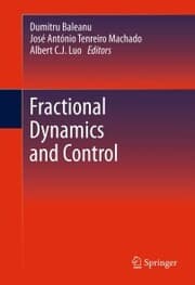 Cover von Fractional Dynamics and Control