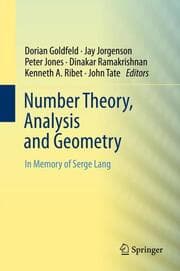 Cover von Number Theory, Analysis and Geometry