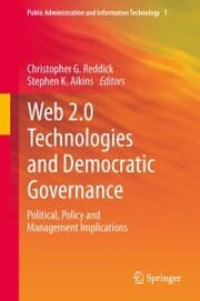 Cover von Web 2.0 Technologies and Democratic Governance