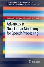 Cover von Advances in Non-Linear Modeling for Speech Processing