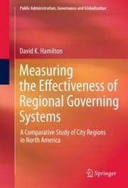 Cover von Measuring the Effectiveness of Regional Governing Systems
