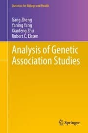 Cover von Analysis of Genetic Association Studies