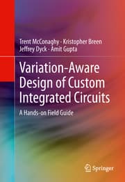 Cover von Variation-Aware Design of Custom Integrated Circuits