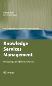 Cover von Knowledge Services Management