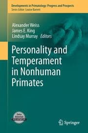 Cover von Personality and Temperament in Nonhuman Primates
