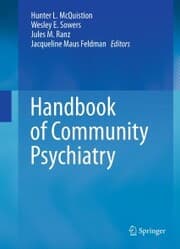 Cover von Handbook of Community Psychiatry
