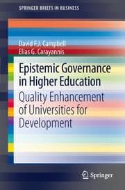 Cover von Epistemic Governance in Higher Education