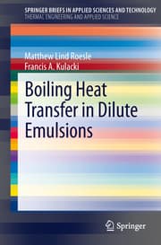 Cover von Boiling Heat Transfer in Dilute Emulsions