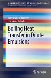 Cover von Boiling Heat Transfer in Dilute Emulsions