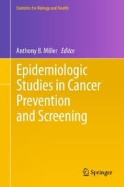 Cover von Epidemiologic Studies in Cancer Prevention and Screening