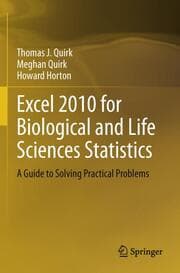 Cover von Excel 2010 for Biological and Life Sciences Statistics