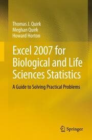 Cover von Excel 2007 for Biological and Life Sciences Statistics