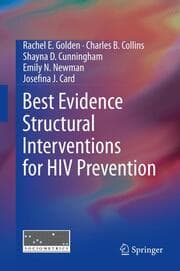 Cover von Best Evidence Structural Interventions for HIV Prevention