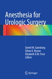 Cover von Anesthesia for Urologic Surgery
