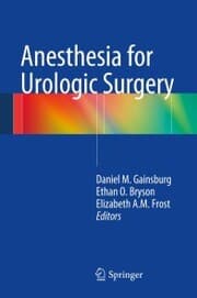 Cover von Anesthesia for Urologic Surgery