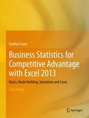 Cover von Business Statistics for Competitive Advantage with Excel 2013