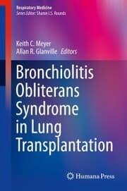 Cover von Bronchiolitis Obliterans Syndrome in Lung Transplantation