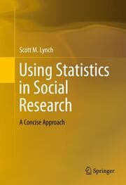 Cover von Using Statistics in Social Research