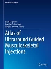 Cover von Atlas of Ultrasound Guided Musculoskeletal Injections