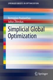 Cover von Simplicial Global Optimization