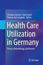 Cover von Health Care Utilization in Germany