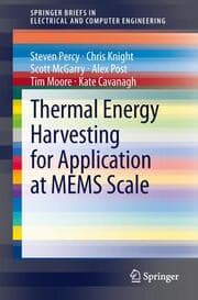 Cover von Thermal Energy Harvesting for Application at MEMS Scale