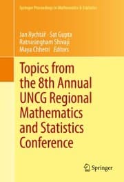 Cover von Topics from the 8th Annual UNCG Regional Mathematics and Statistics Conference