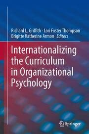 Cover von Internationalizing the Curriculum in Organizational Psychology