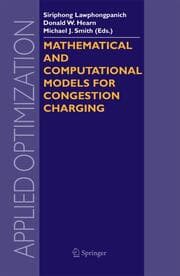 Cover von Mathematical and Computational Models for Congestion Charging