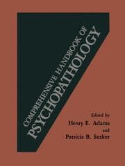 Cover von Comprehensive Handbook of Psychopathology