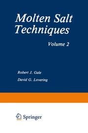 Cover von Molten Salt Techniques