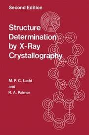 Cover von Structure Determination by X-Ray Crystallography