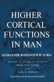 Cover von Higher Cortical Functions in Man