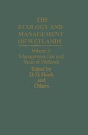 Cover von The Ecology and Management of Wetlands