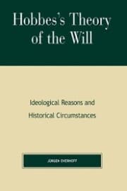 Cover von Hobbes's Theory of Will