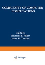 Cover von Complexity of Computer Computations
