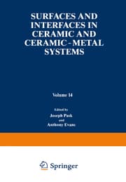 Cover von Surfaces and Interfaces in Ceramic and Ceramic Metal Systems