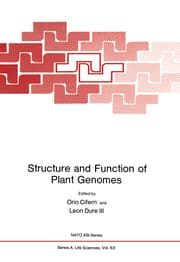 Cover von Structure and Function of Plant Genomes