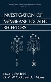Cover von Investigation of Membrane-Located Receptors