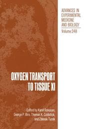 Cover von Oxygen Transport to Tissue XI
