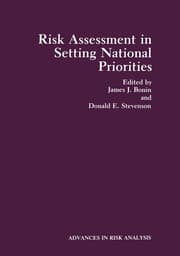 Cover von Risk Assessment in Setting National Priorities