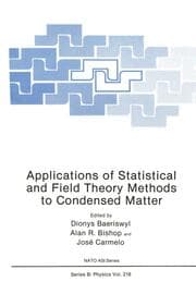 Cover von Applications of Statistical and Field Theory Methods to Condensed Matter