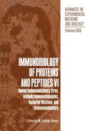 Cover von Immunobiology of Proteins and Peptides VI