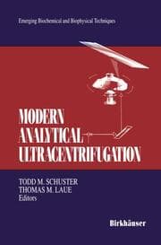 Cover von Modern Analytical Ultracentrifugation