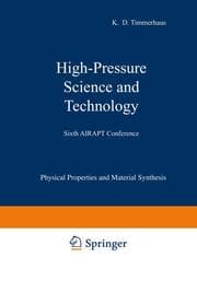 Cover von High-Pressure Science and Technology