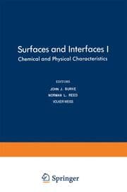 Cover von Surfaces and Interfaces I