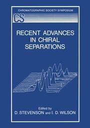 Cover von Recent Advances in Chiral Separations