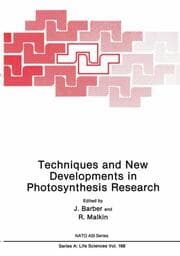 Cover von Techniques and New Developments in Photosynthesis Research