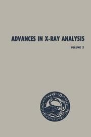 Cover von Advances in X-Ray Analysis