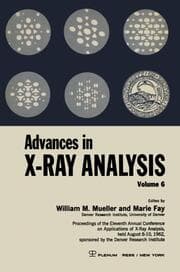 Cover von Advances in X-Ray Analysis